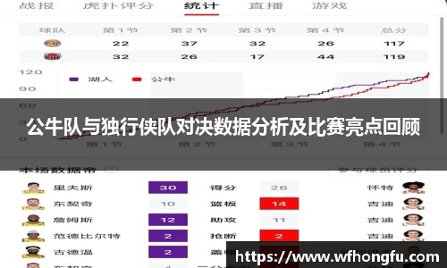 公牛队与独行侠队对决数据分析及比赛亮点回顾